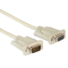ROLINE kábel vga 15, m/f, 1,8m, szürke 11.01.6518-50 kábel és adapter