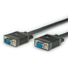 ROLINE kábel vga quality 15, m/f, 2m, fekete 11.04.5302-20 kábel és adapter