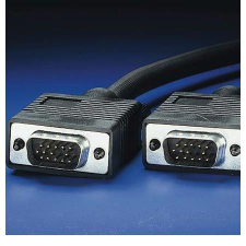 ROLINE Male/Male QUALITY Monitor Összekötő kábel 1.8m (11.04.5202) kábel és adapter