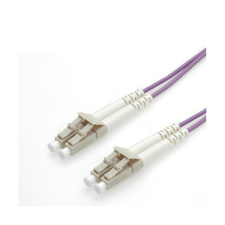 ROLINE Optikai 50/125 µm OM4 LC/LC 1m kábel és adapter