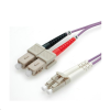 ROLINE Optikai kábel 50/125 µm OM4 0.5m LC/SC  (21.15.8760-10) (21.15.8760-10)