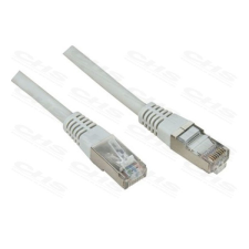 ROLINE Patch kábel, UTP, CAT5e, STP/FTP, 10m, szürke kábel és adapter