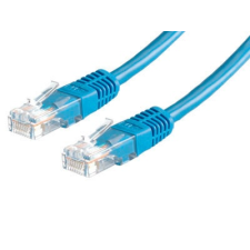 ROLINE Patch kábel UTP CAT6 1m (kék) (21.15.1534) kábel és adapter