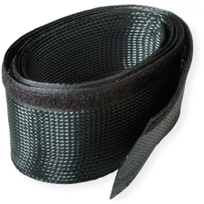 ROLINE PVC Kábelrendező tépőzáras 2,5m Black (19.08.3161-10) kábel és adapter