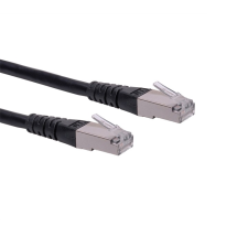 ROLINE S/FTP CAT6 Patch kábel 2m Fekete (21.15.1345-100) kábel és adapter