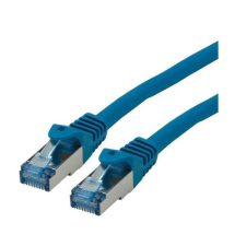 ROLINE S/FTP, CAT6a, LSOH, patch kábel 10m kék (21.15.2847-40) kábel és adapter