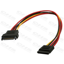 ROLINE SATA tápkábel hosszabbító 30cm (11.03.1042) kábel és adapter
