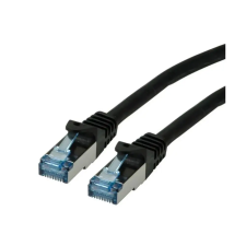 ROLINE STP CAT6A Összekötő Fekete 7.5m 21.15.2856-40 kábel és adapter