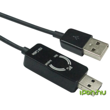 ROLINE USB Összekötő Fekete 2m 11.02.9180-10 kábel és adapter