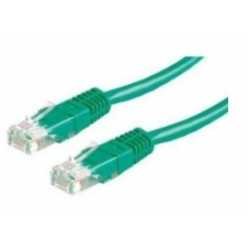 ROLINE UTP CAT5e patch kábel 3m, zöld kábel és adapter