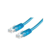 ROLINE UTP CAT5e patch kábel 5m kék kábel és adapter