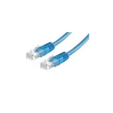 ROLINE UTP CAT6 patch 0,5m Kék kábel és adapter