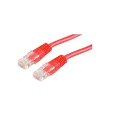 ROLINE UTP CAT6 patch 1m Piros kábel és adapter