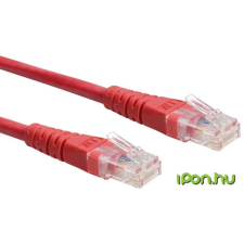 ROLINE UTP CAT6 patch 5m piros kábel és adapter