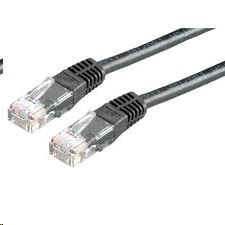ROLINE UTP CAT6 patch kábel 0.3m fekete (7611990190997) kábel és adapter