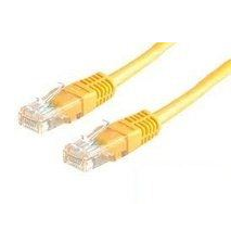 ROLINE UTP CAT6 patch kábel 2m sárga (CAT6 2m s&#225;rga) kábel és adapter