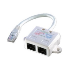 ROLINE XUTPYADAP RJ45 CAT5e UTP -> 2db RJ45 CAT5e UTP M/F adapter kábel és adapter