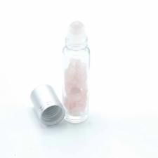  Roll-On Üvegcse 5ml - Rózsakvarc - Ezüst Színű Kupak gyógyhatású készítmény