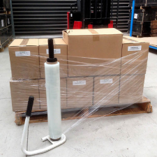 ROLL-PACK Strechfólia kézi 2,2 kg 15 mikron 500mm, 277m könnyű csévés papírárú, csomagoló és tárolóeszköz