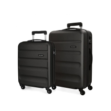  ROLL ROAD Flex Black, ABS utazótáska készlet, 55-65cm, 5849560 kézitáska és bőrönd