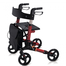  Rollátor COMPACT – vörös gyógyászati segédeszköz