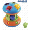  Rollerspin zenélő interaktív formaberakó játék , Miniland