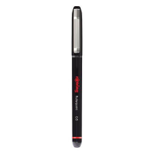 Rollertoll, 0,5 mm, kupakos, ROTRING "Rollerpoint", fekete toll