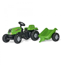  Rolly Kid-X pedálos traktor utánfutóval, két féle színben autópálya és játékautó