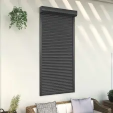  Roló Antracit 100 x 210 cm Alumínium és poliuretán lakástextília