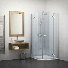  Roltechnik Elegant Line GR2/1000 Íves zuhanykabin kétszárnyú ajtóval kád, zuhanykabin