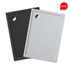  Roltechnik FLAT STONE EFFECT téglalap alakú zuhanytálca 1200×1000 kád, zuhanykabin