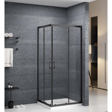  Roltechnik SUNDIS BLACK négyszögletes zuhanykabin 80x80cm kád, zuhanykabin