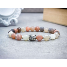  Romantikus Buddha holdkő ásvány karkötő karkötő