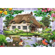 Romantikus kunyhó puzzle 500 darabos puzzle, kirakós
