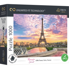 romantikus naplemente puzzle Párizs: Eiffel-torony puzzle, kirakós