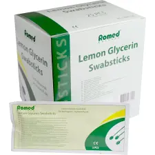  Romed glicerines lemon szájtisztító pálca 1x 3db gyógyászati segédeszköz