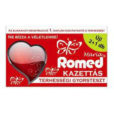Romed kazettás terhességi gyorsteszt gyógyászati segédeszköz