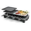 Rommelsbacher RCS 1350 raclette grill sütő 8 személy(ek) 1350 W Fekete, Rozsdamentes acél