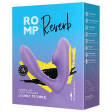 [] ROMP Reverb - vízálló G-pont vibrátor és csiklóizgató (lila) vibrátorok