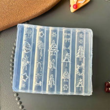 Roniki 3D szilikonforma - karácsonyi minták körömdíszítő