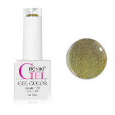 Roniki Amber cat eye gél lakk 01 - mágnesezhető lakk zselé