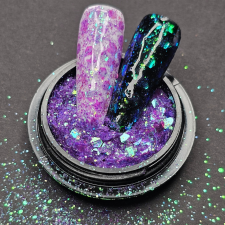 Roniki Colorful galaxy glitter 02 körömdíszítő