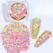 Roniki Fantasy chunky glitter 15 körömdíszítő