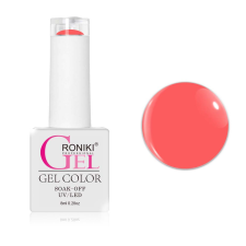 Roniki Glow in the dark széria - 01 sötétben világító neon narancs gél lakk lakk zselé