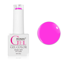 Roniki Glow in the dark széria - 09 sötétben világító neon lila gél lakk lakk zselé