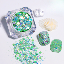 Roniki Irrizáló 3D glitter 11 körömdíszítő