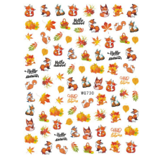 Roniki matrica - öntapadó - őszi körömdíszítő