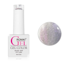 Roniki Mermaid cat eye gél lakk 08 - mágnesezhető lakk zselé