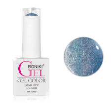 Roniki Mermaid cat eye gél lakk 12 - mágnesezhető lakk zselé