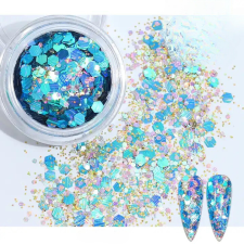 Roniki Mermaid glitter 10 körömdíszítő